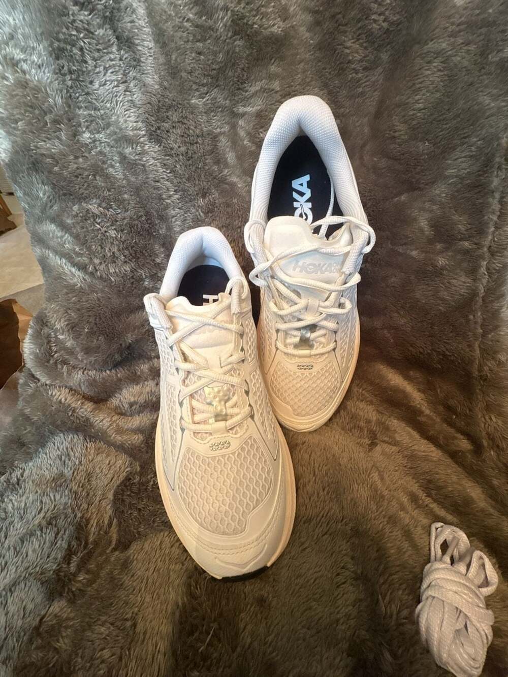 Hoka Clifton One9 Size 8.5 Men's 9.5 Women's Frost Cosmic Grey Sneakers